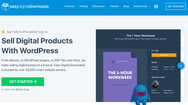 Easy Digital Downloads WordPress Plugin